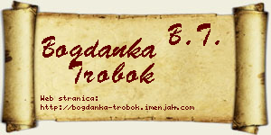 Bogdanka Trobok vizit kartica